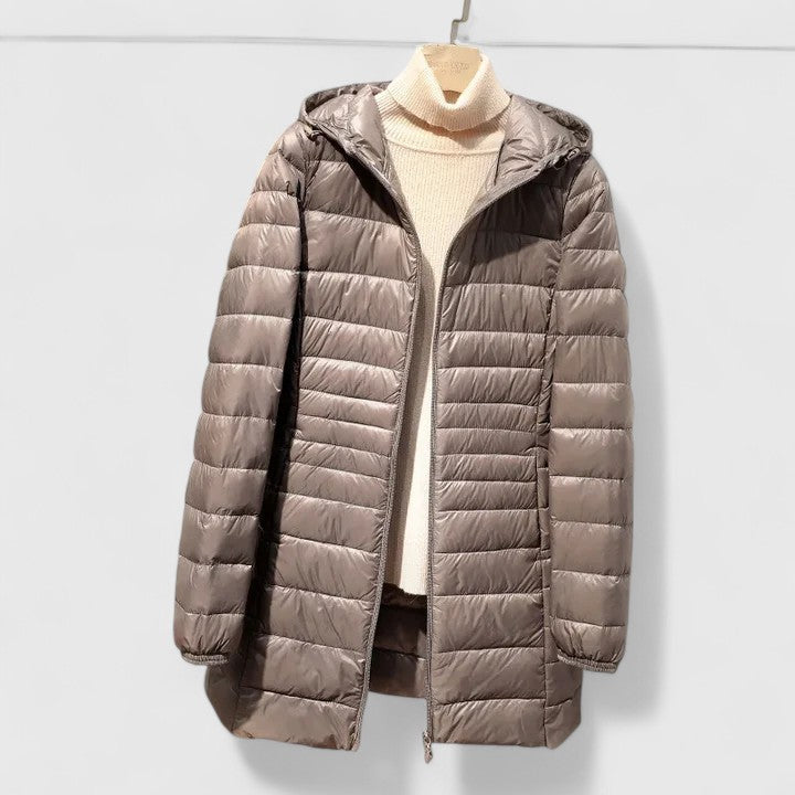 Women's Lightweight Padded Jacket - Cozy & Sleek Layering