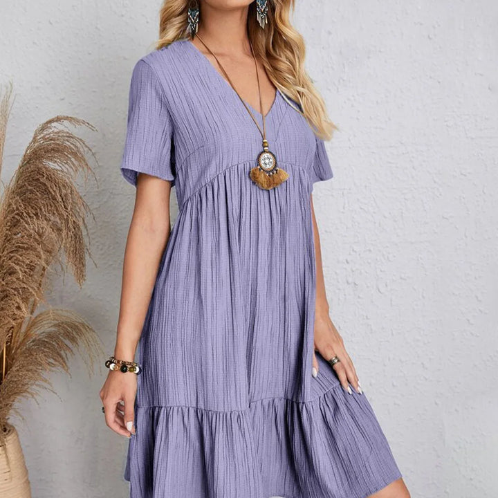 Women's Bohemian Summer Dress - Effortless Beach Style