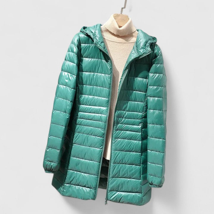 Women's Lightweight Padded Jacket - Cozy & Sleek Layering