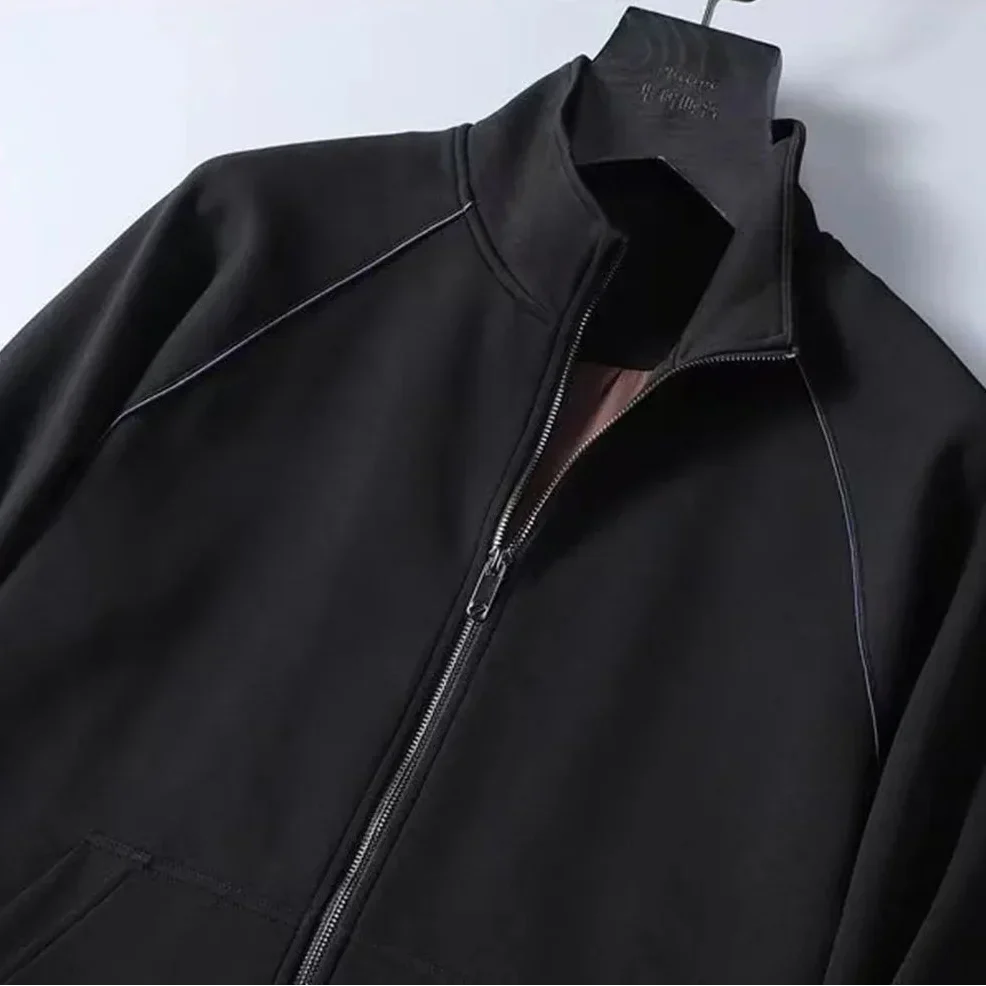 Men's Tailored Tracksuit Set – Full-Zip Jacket & Trousers