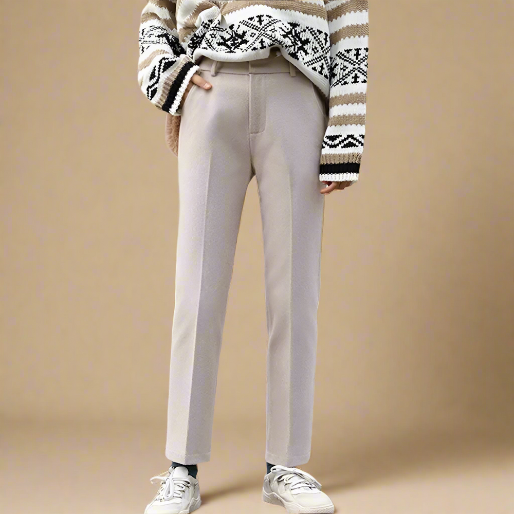 Women's Wool Tailored Trousers – Smart Everyday Comfort