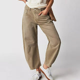 Women's Wide-Leg Stretch Denim Jeans – Relaxed Everyday Fit