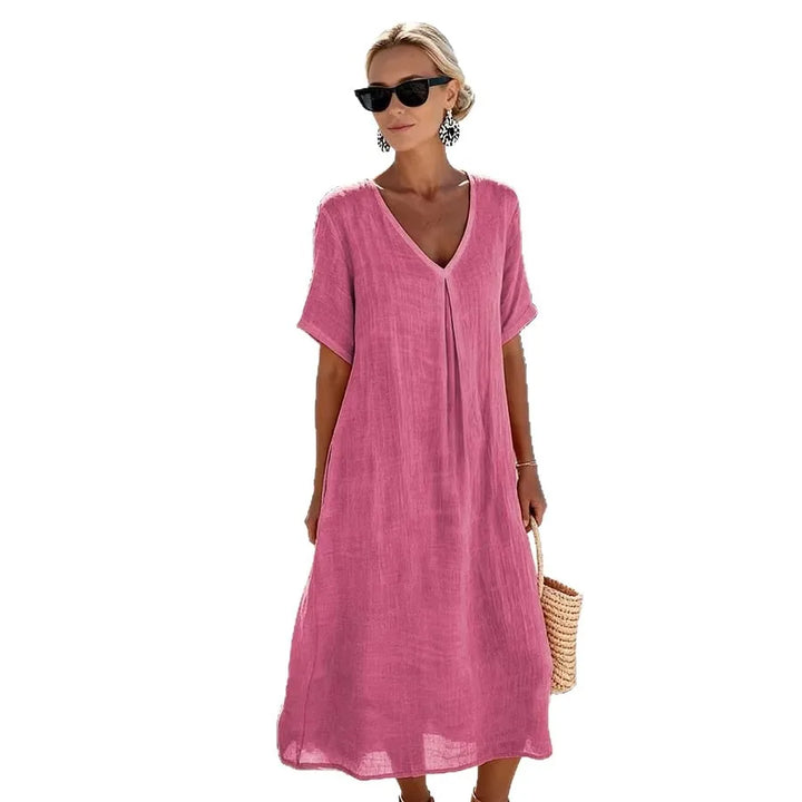 Women's Relaxed Flowing Maxi Dress - Summer Essential