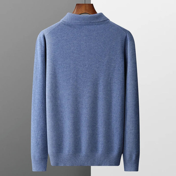 Men's Merino Wool Polo Shirt – Breathable Smart-Casual Top