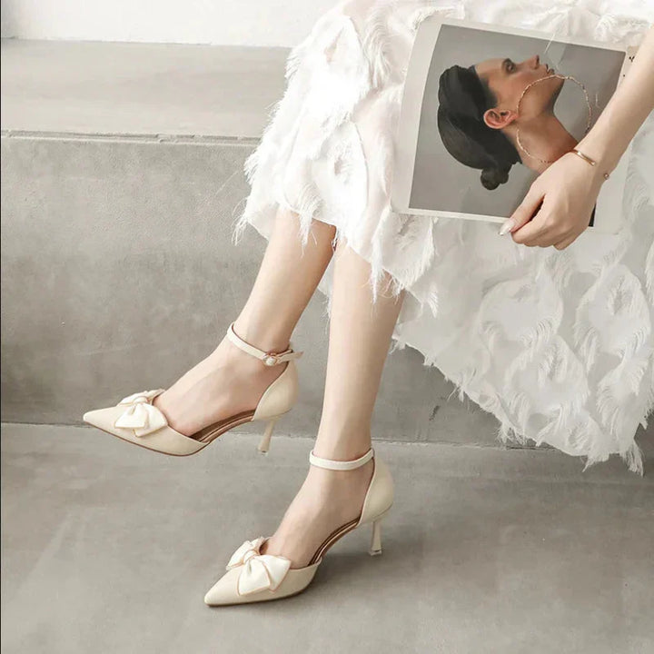 Women's Faux Leather Seraphine Pointed Stiletto Heels