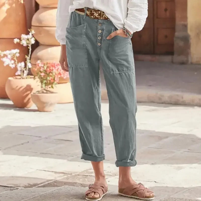Women's Relaxed Fit Lightweight Pants - Everyday Ease