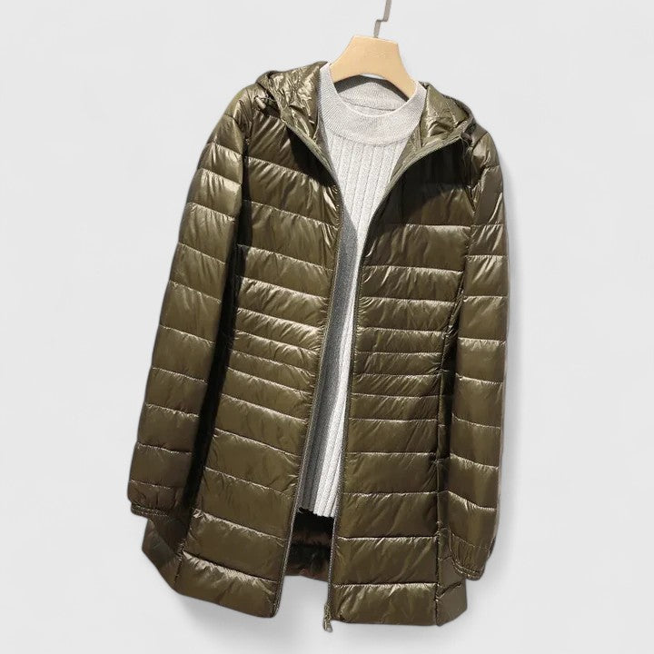 Women's Lightweight Padded Jacket - Cozy & Sleek Layering