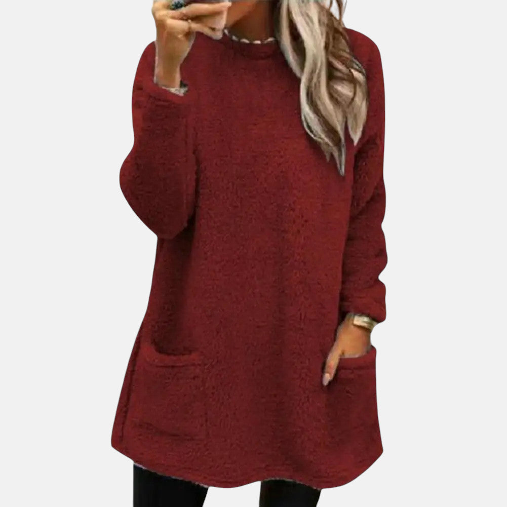 Women's Isabel Fleece Long Sweatshirt - Everyday Comfort