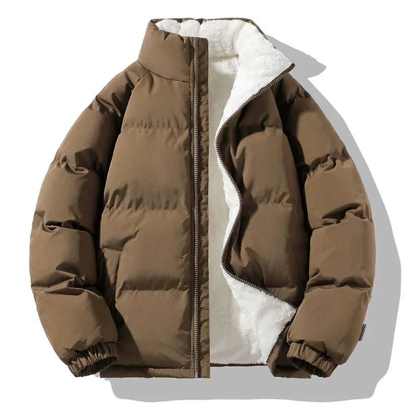 Men's Thermal Puffer Jacket - Insulated Winter Coat