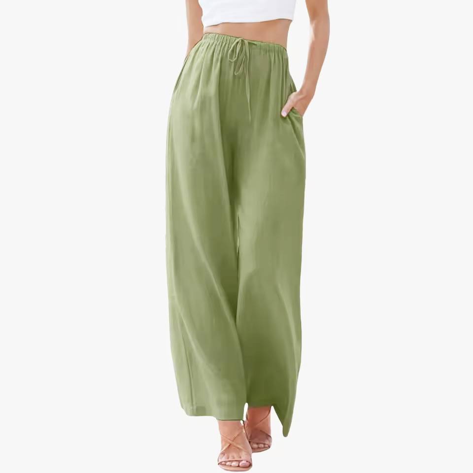 Women's Liam Wide-Leg Trousers - Breezy Summer Essential