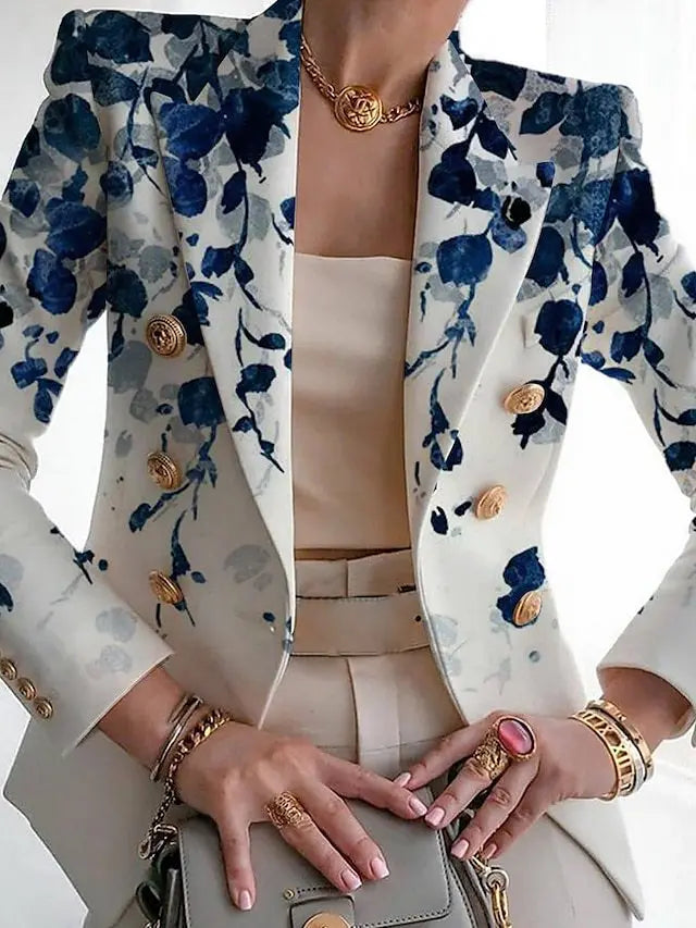 Women's Botanical Tailored Blazer - Polished & Elegant