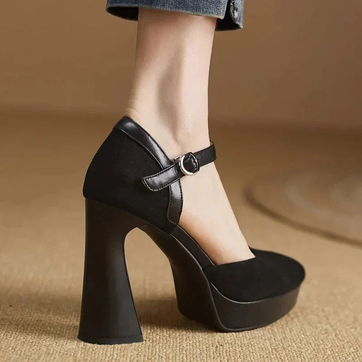 Women's Ankle-Strap Pumps - Elegant Everyday Heels