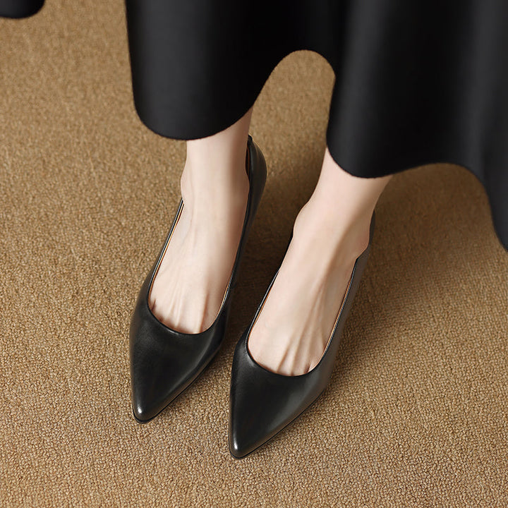 Women's Verona Pointed Toe Block Heel Pumps - Everyday Elegance