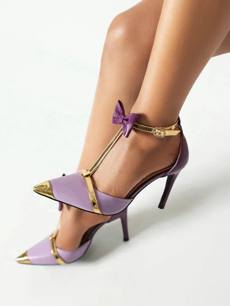 Women's Danica Radiant T-Strap High Heels - Elegant and Poised