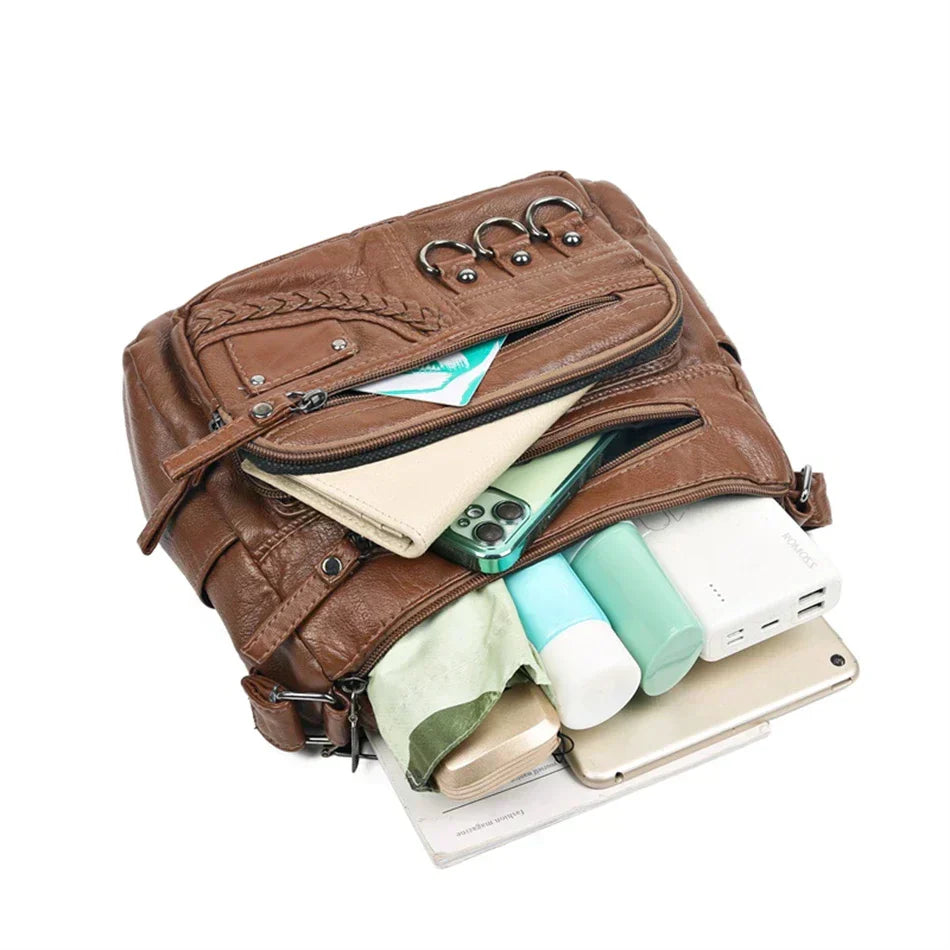 Women's Vintage Charm Elegant Shoulder Bag - Everyday Sophistication