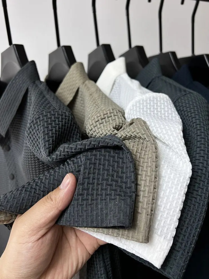 Milano — Men's Ultra-Comfortable Textured Polo