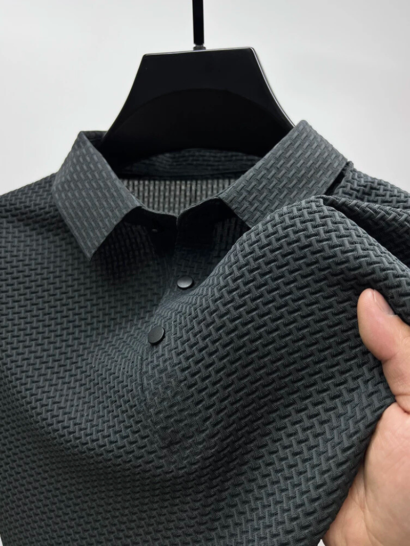 Milano — Men's Ultra-Comfortable Textured Polo