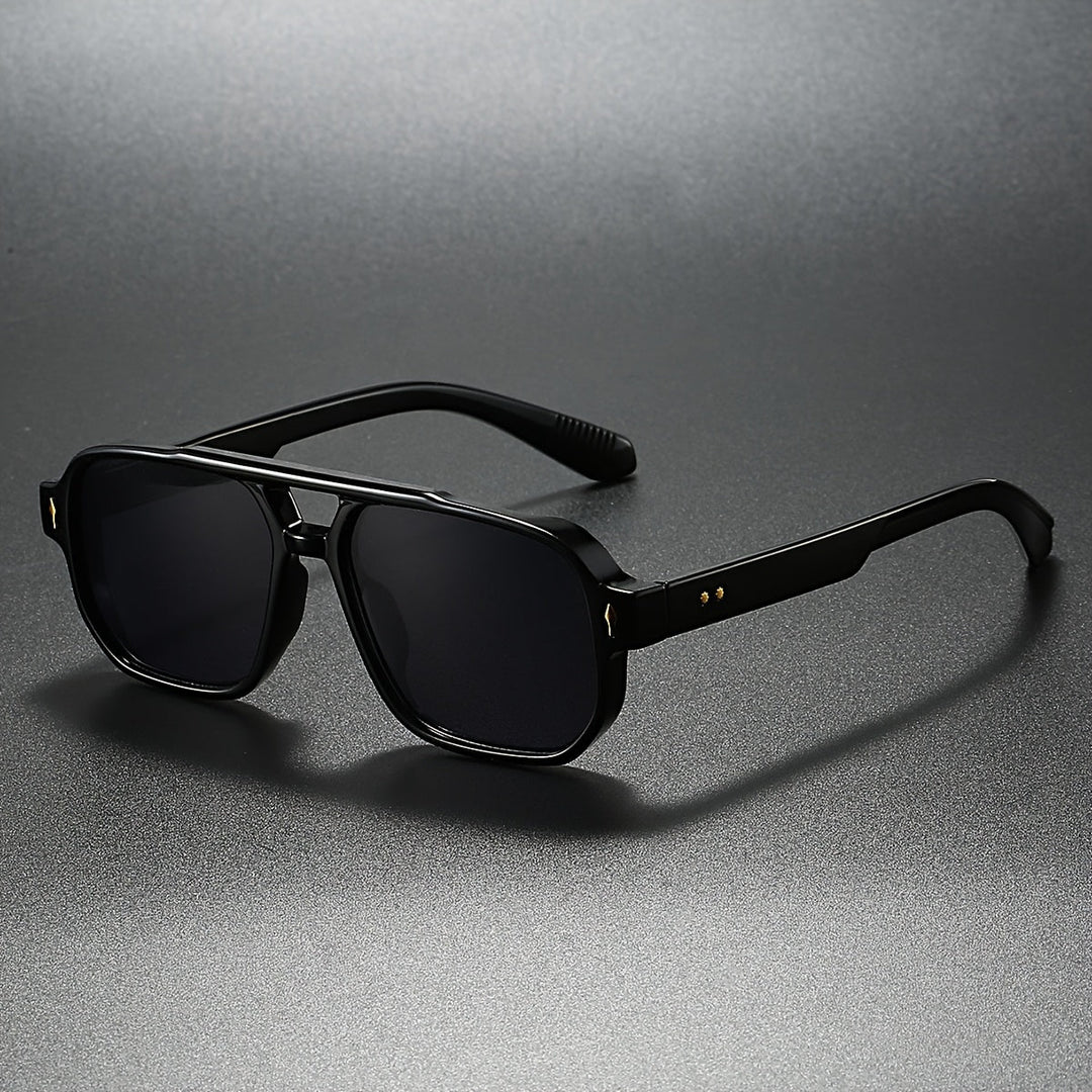 Men's Aviator Sunglasses – UV400 Double-Bridge Frames