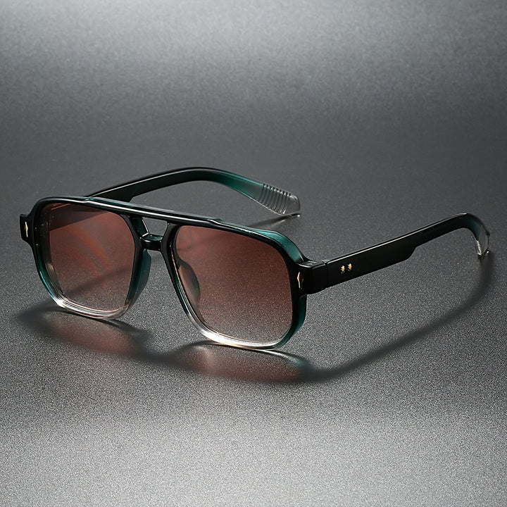 Men's Aviator Sunglasses – UV400 Double-Bridge Frames