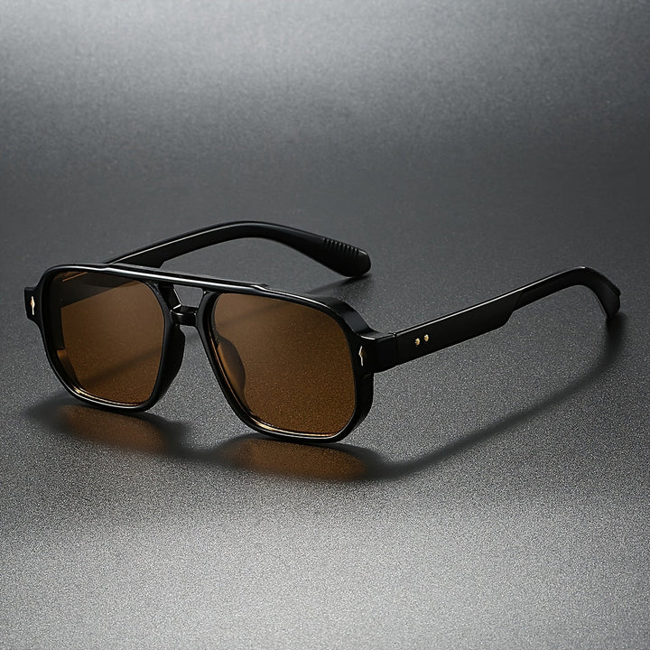 Men's Aviator Sunglasses – UV400 Double-Bridge Frames