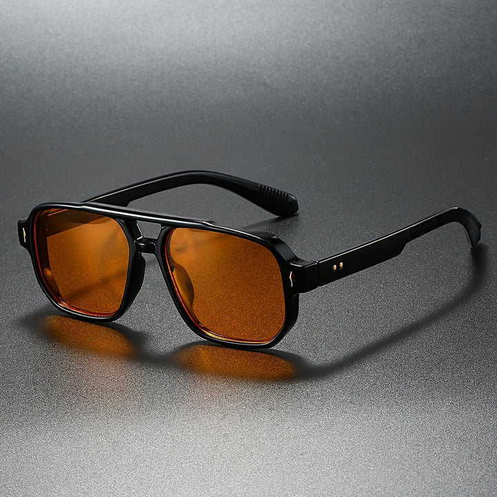 Men's Aviator Sunglasses – UV400 Double-Bridge Frames