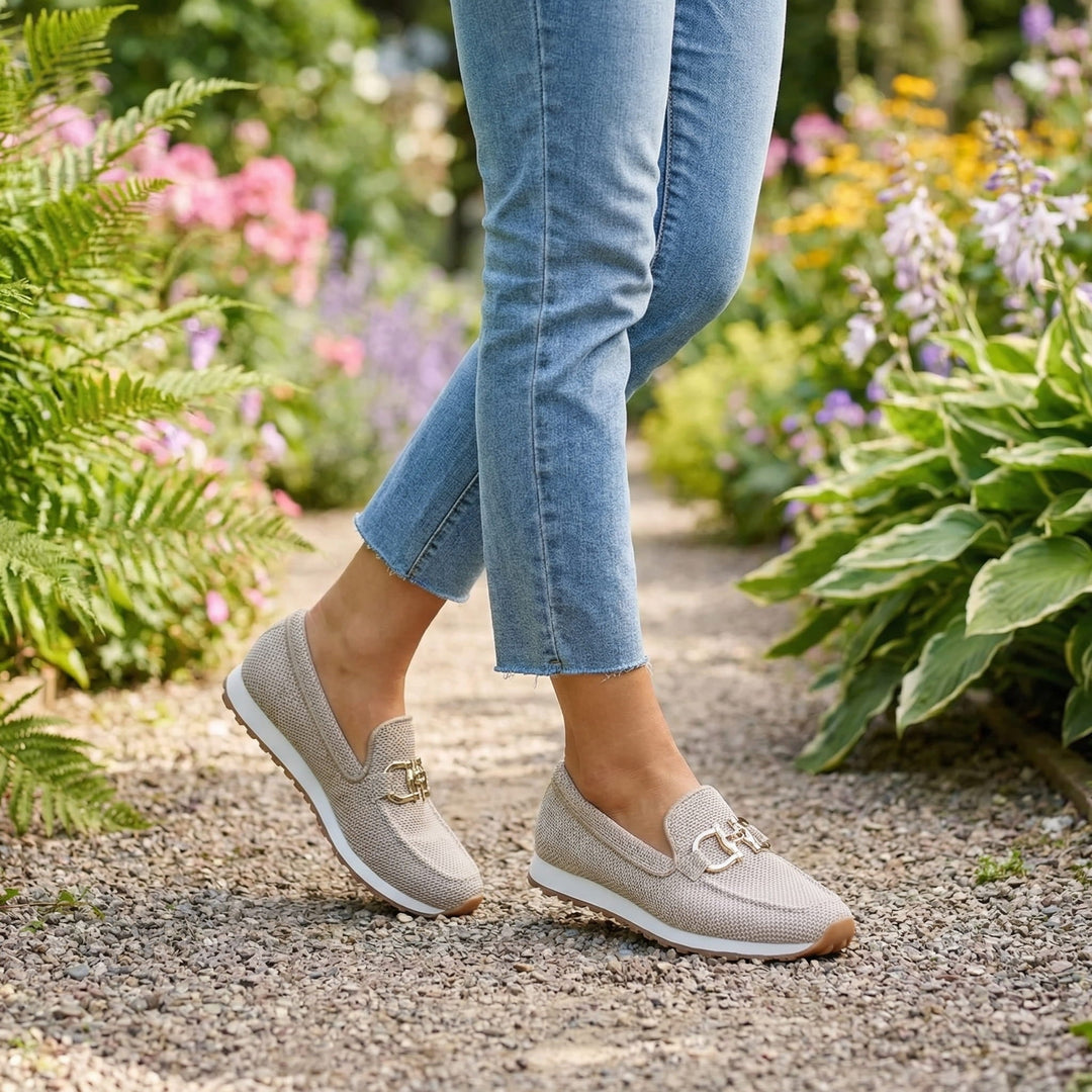 Women's Mesh Slip-On Sneakers - Orthopedic Comfort All Day