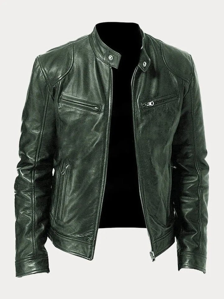 Women's Leather Casual Jacket - Refined Everyday Edge
