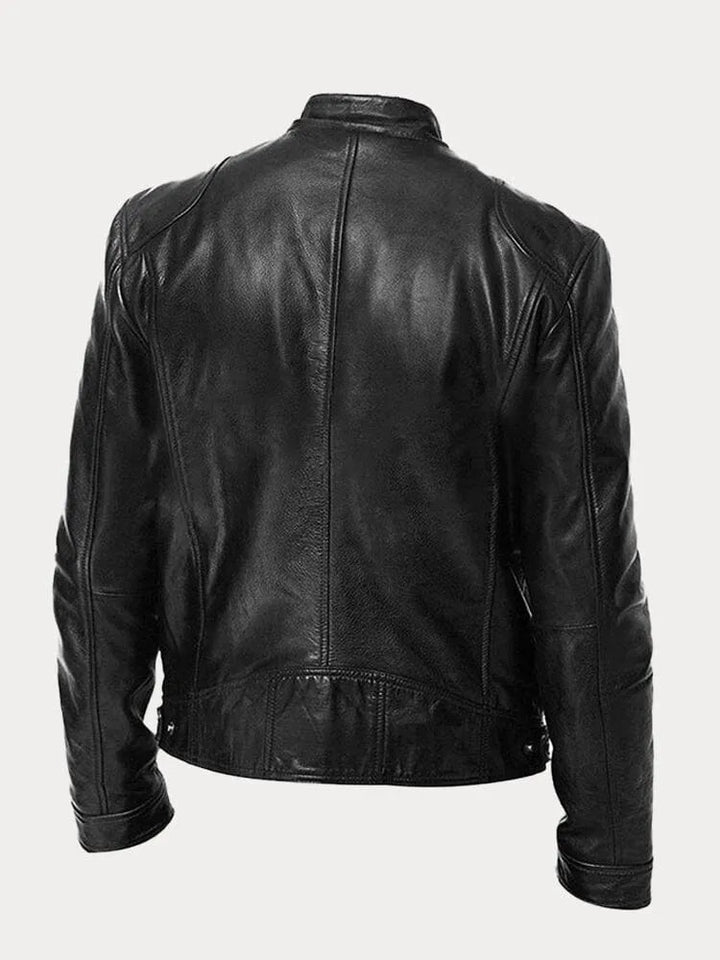 Women's Leather Casual Jacket - Refined Everyday Edge