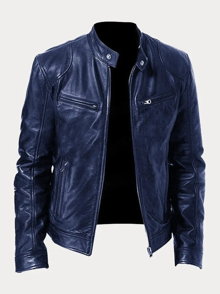 Women's Leather Casual Jacket - Refined Everyday Edge