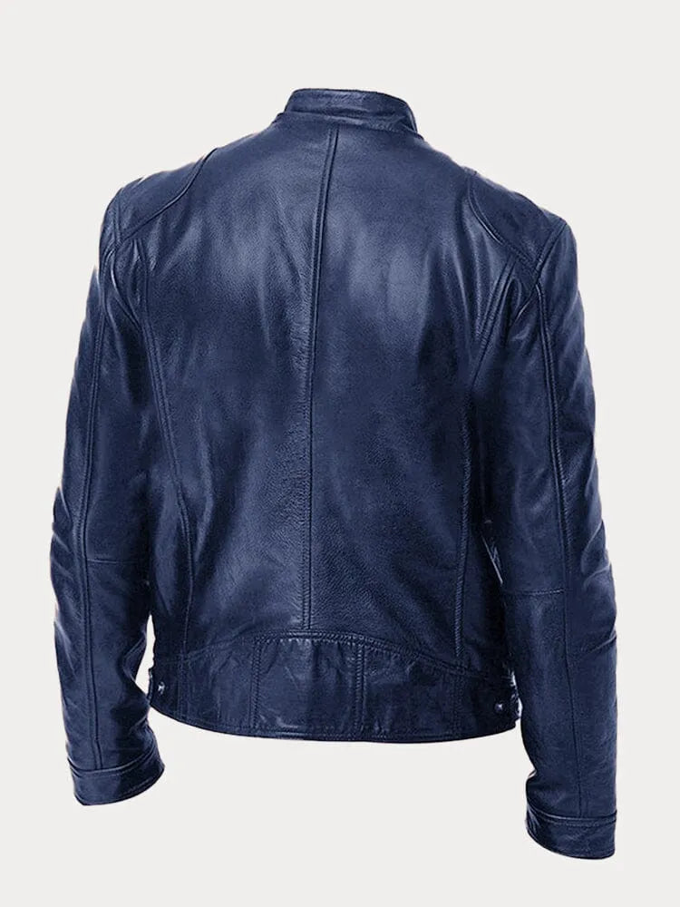 Women's Leather Casual Jacket - Refined Everyday Edge