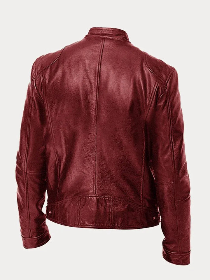 Women's Leather Casual Jacket - Refined Everyday Edge