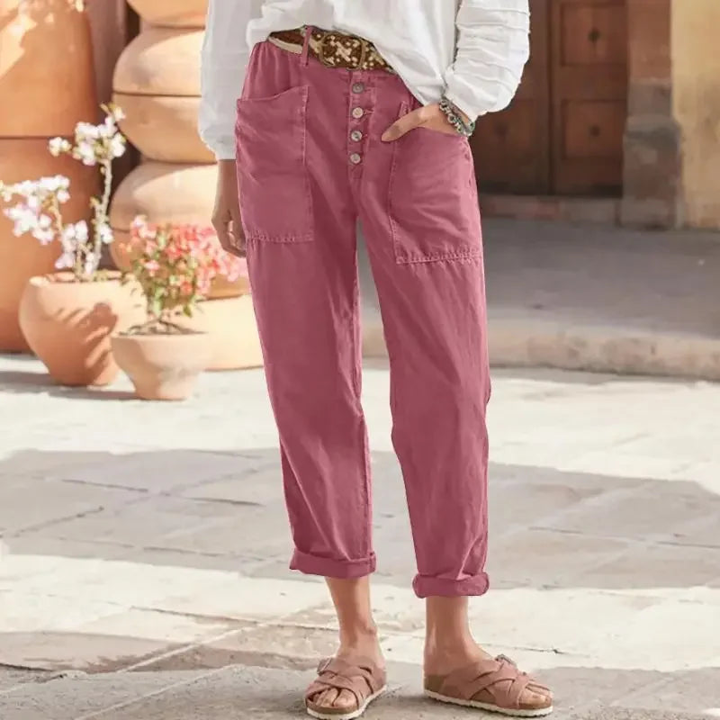 Women's Relaxed Fit Lightweight Pants - Everyday Ease