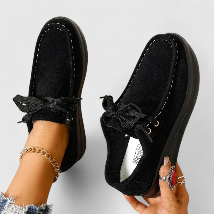 Women's Platform Moccasin Shoes - Heritage Style with Modern Comfort
