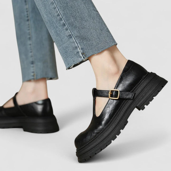 Women's Classic Mary Jane Flats - Timeless Comfort & Style