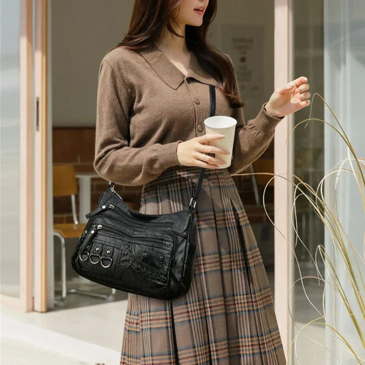 Women's Vintage Charm Elegant Shoulder Bag - Everyday Sophistication