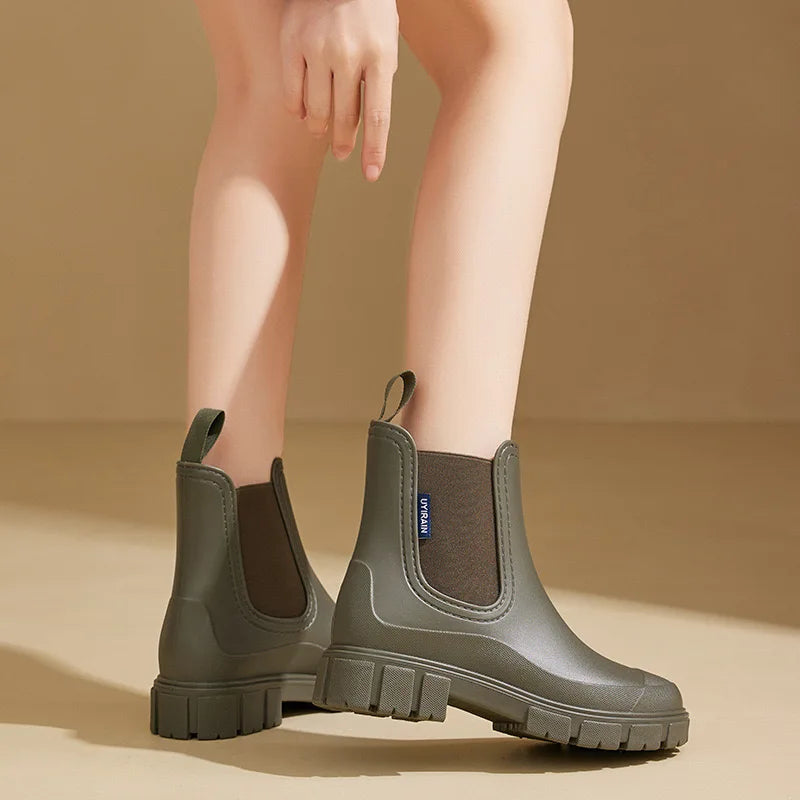 Women's Elastika Chelsea Rain Boots - Waterproof & Breathable
