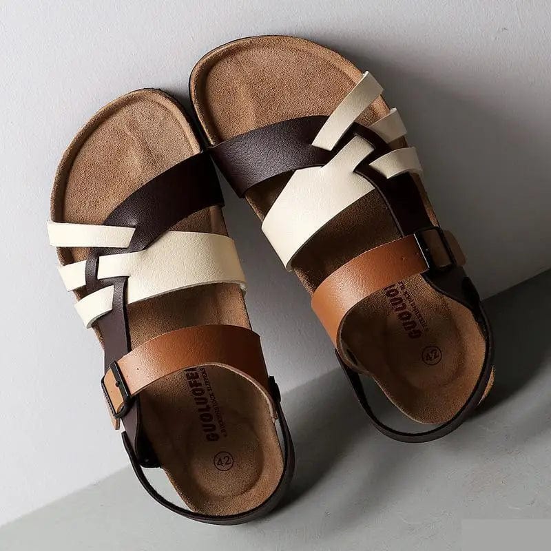Women's Premium Leather Sandals - All-Day Comfort & Support
