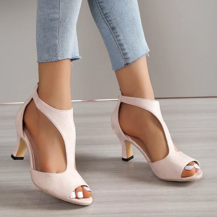Women's Orthopedic Heeled Sandals - Comfort & Elegance