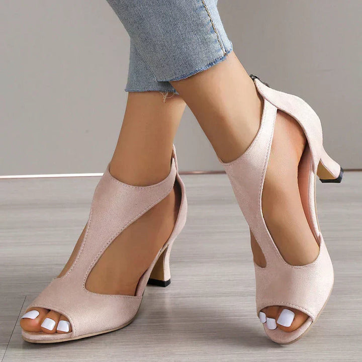 Women's Orthopedic Heeled Sandals - Comfort & Elegance