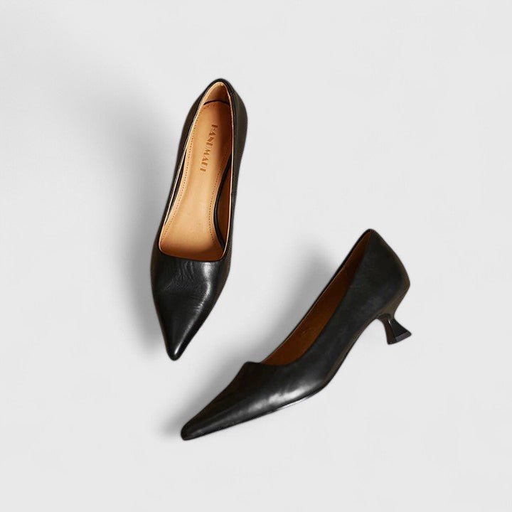 Women's Elegant Low-Heel Pumps - Day to Night Comfort