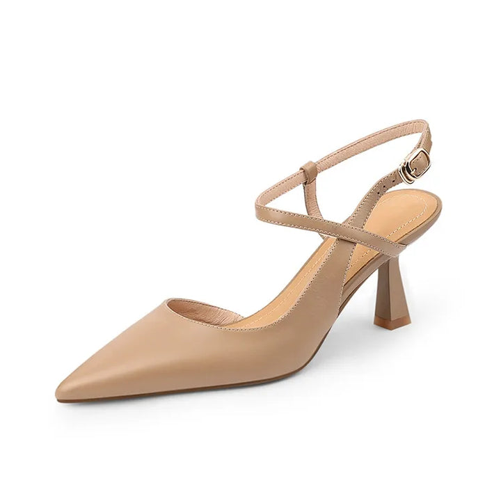 Women's Zoe Ankle Strap Dress Heels - Elegant Pointed Heel for