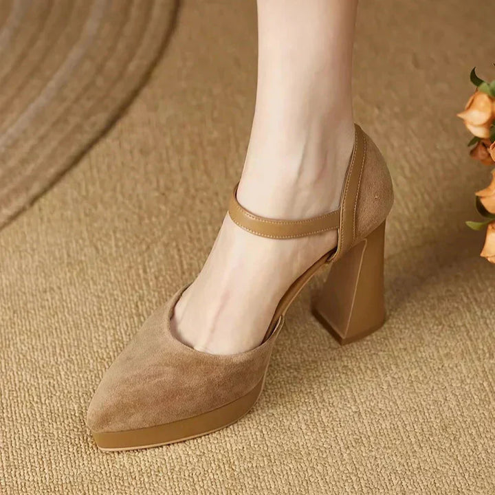 Women's Ankle-Strap Pumps - Elegant Everyday Heels