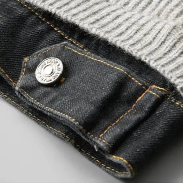 Men's Merino Wool Cardigan Jacket - Vintage Fall Layering