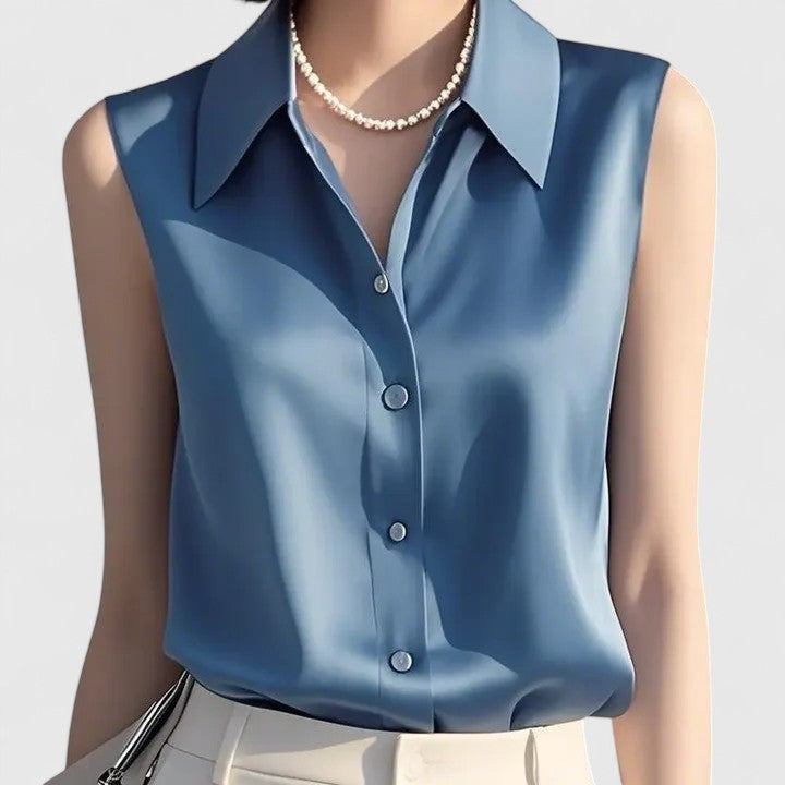Women's Claire Polished Blouse - Effortlessly Chic for Work or Weekend