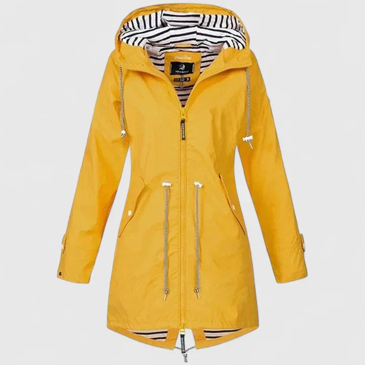 Women's Hooded Rain Jacket - Everyday Weather Protection