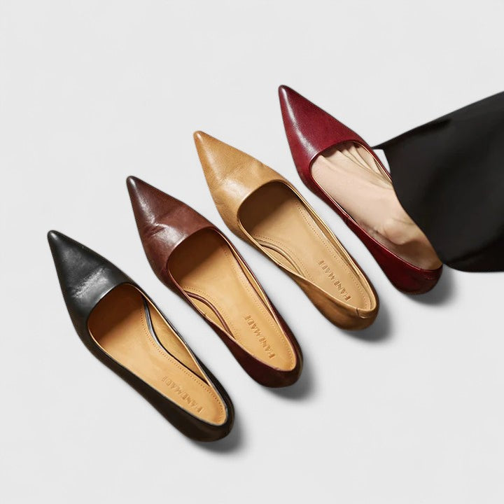 Women's Elegant Low-Heel Pumps - Day to Night Comfort