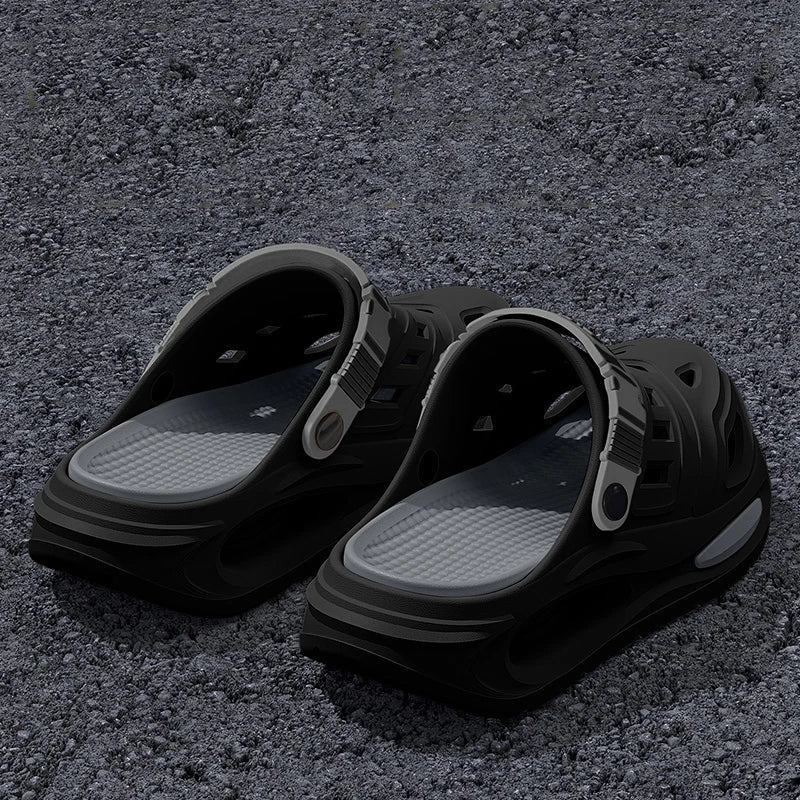 Men's EVA Cushioned Slides – Lightweight Summer Pool Sandals