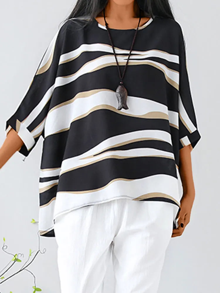 Women's Paesyn O Neck Blouse - Everyday Versatility
