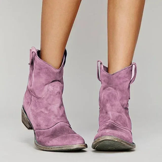 Women's Camellia Cowboy Ankle Boots - Everyday Western