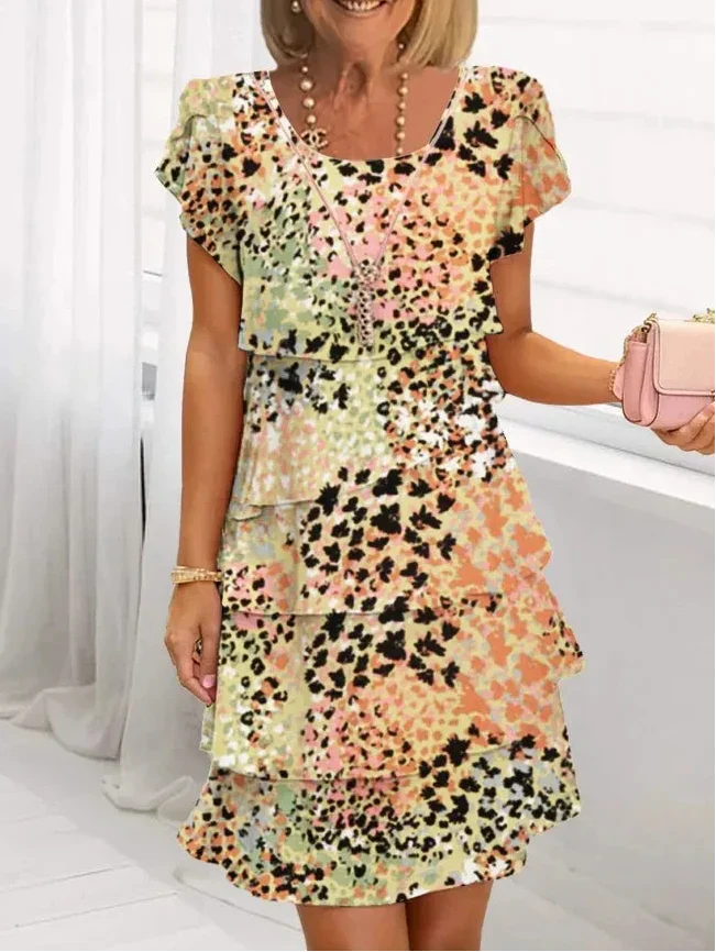 Women's Ruffle Dress - Effortless Elegance for Everyday